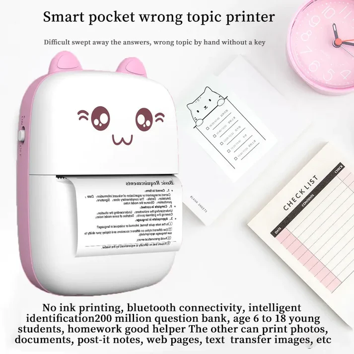 Portable Mini Pocket Wireless Printer